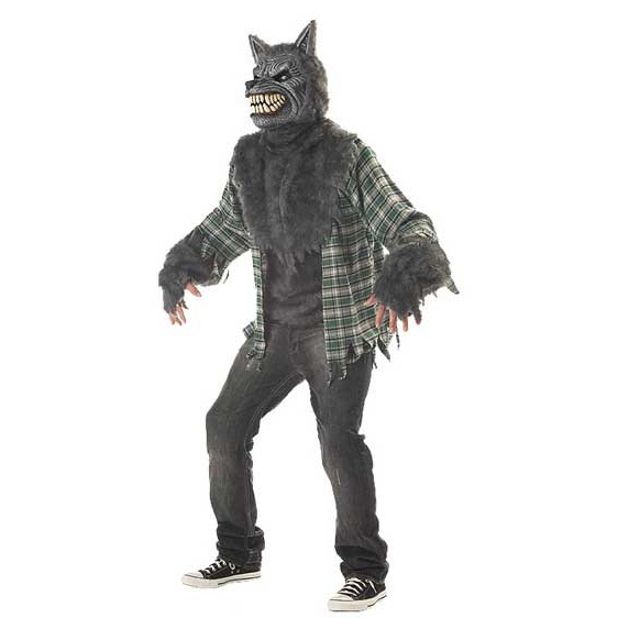 Full Moon Madness Wolf Costume with Motion Mask - United Costumes